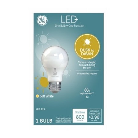 Current GE 8W SW DuskDawn Bulb 93101946